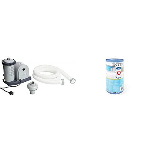 Intex Krystal Clear Cartridge Filter Pump - Pool Kartuschenfilteranlage - OPTIMO 636T & Filteranlagenzubehör - Filterkartusche - Typ A - 1 Stück Intex Krystal Clear Cartridge Filter Pump - Pool Kartuschenfilteranlage - OPTIMO 636T & Filteranlagenzubehör - Filterkartusche - Typ A - 1 Stück von Intex