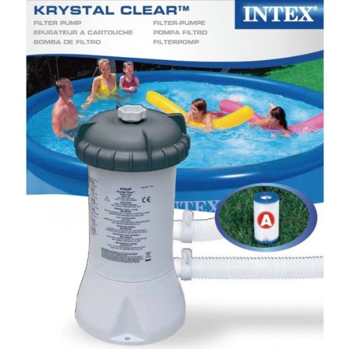 Intex Krystal Clear Swimming Pool Filter Pump & Cartridge for 8ft/10ft/12ft Pool by Intex von Intex