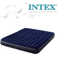 Intex Luftbett 203x183x22cm blau Gästebett Luftmatratze von Intex