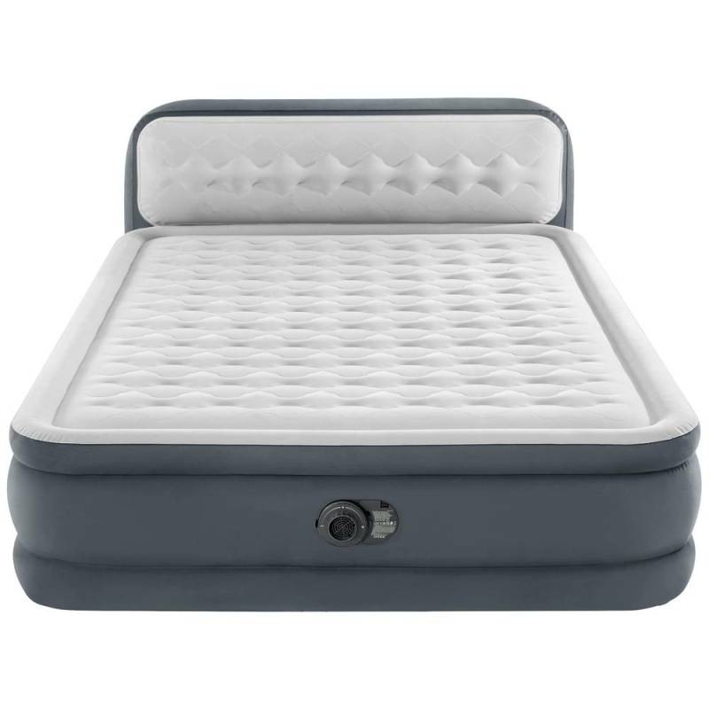 Intex Luftbett Dura Beam Ultra Plush Headboard Mit 220 V Pumpe Queen Lufmatratze B-Ware von Intex
