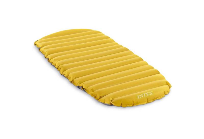 Intex Luftbett INTEX 68708 Campingmatte (gelb, 76x183x10cm) Isomatte Luftmatratze, laminierten PVC-Material von Intex