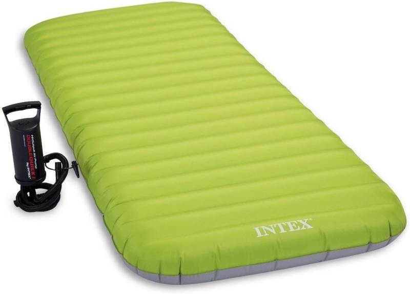 Intex Luftbett Luftmatratze 64780 "Roll n Go" (76x191x13cm), inklusive Handpumpe von Intex