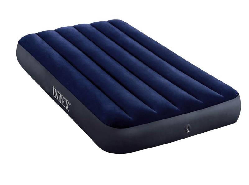 Intex Luftbett Reisebett, (Fiber-Tech Technology), Luftbett, Gästebett für 2 Person, Luftmatratze, Reisematratze von Intex