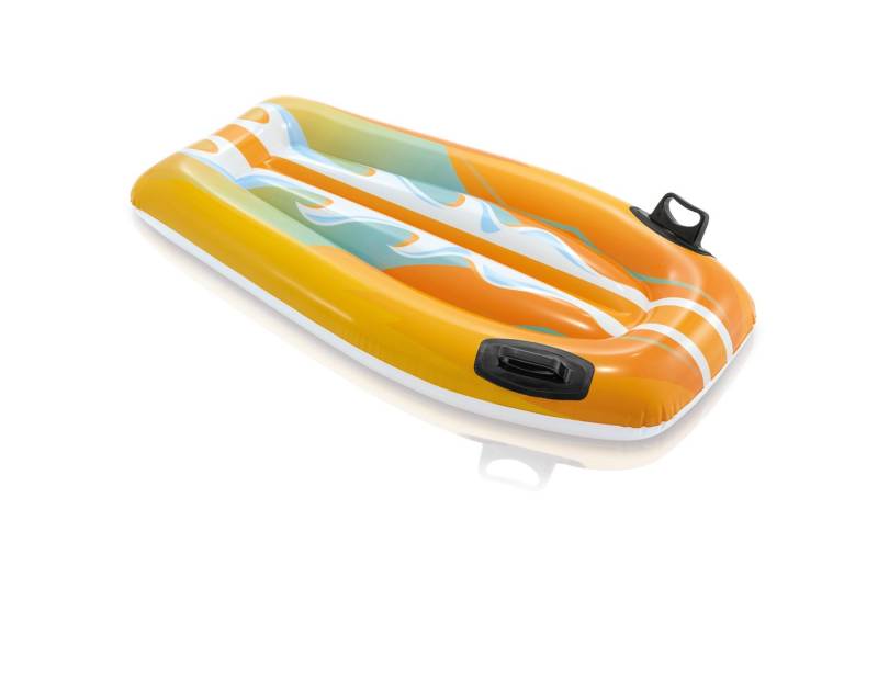 Intex Luftmatratze Bodyboard - Joy Rider (112x62cm), mit zwei stabilen Haltegriffen von Intex
