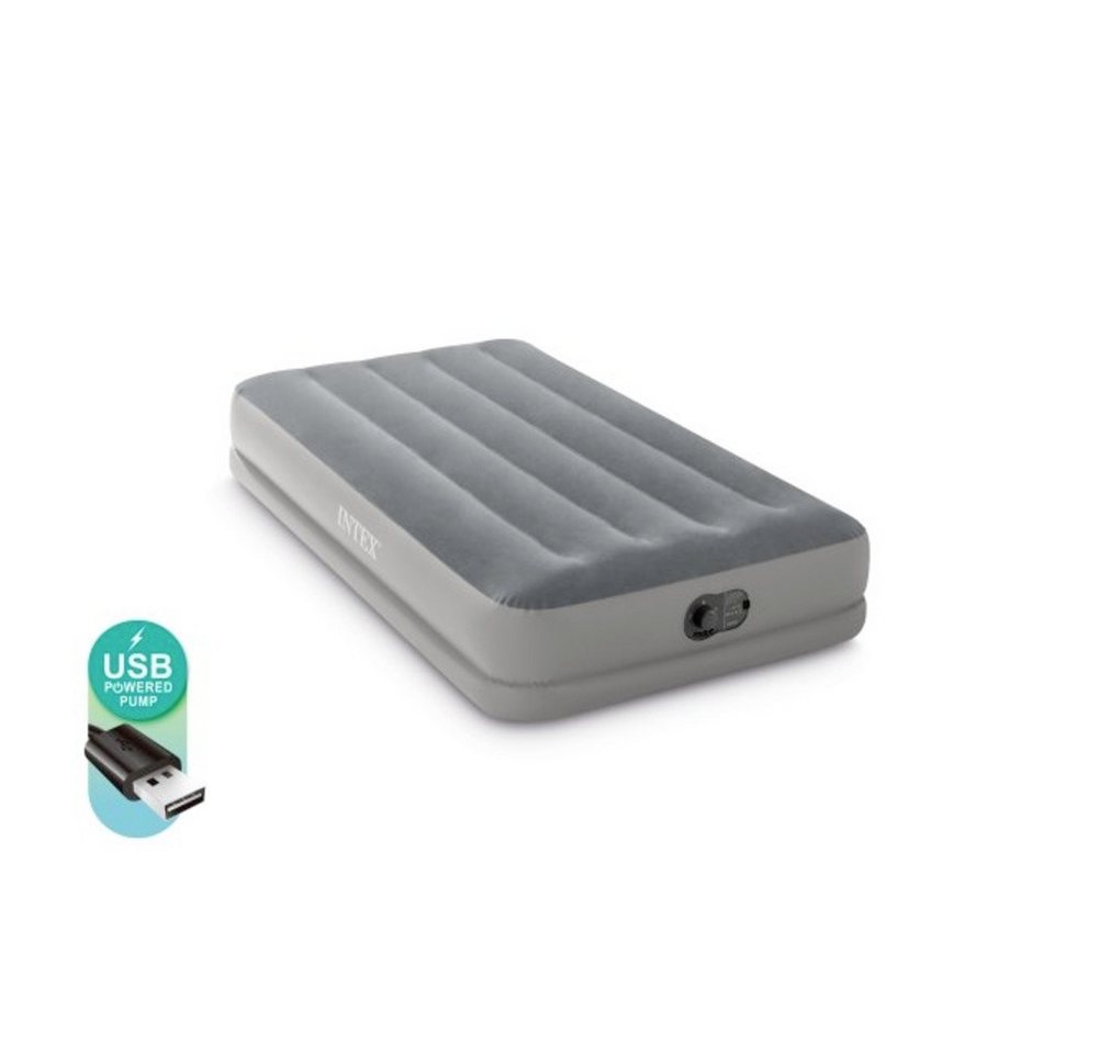 Intex Luftmatratze Intex 64112 TWIN DURA-BEAM PRESTIGE AIRBED W/FASTFILL USB PUMP Luftbet Intex Luftmatratze Intex 64112 TWIN DURA-BEAM PRESTIGE AIRBED W/FASTFILL USB PUMP Luftbet von Intex