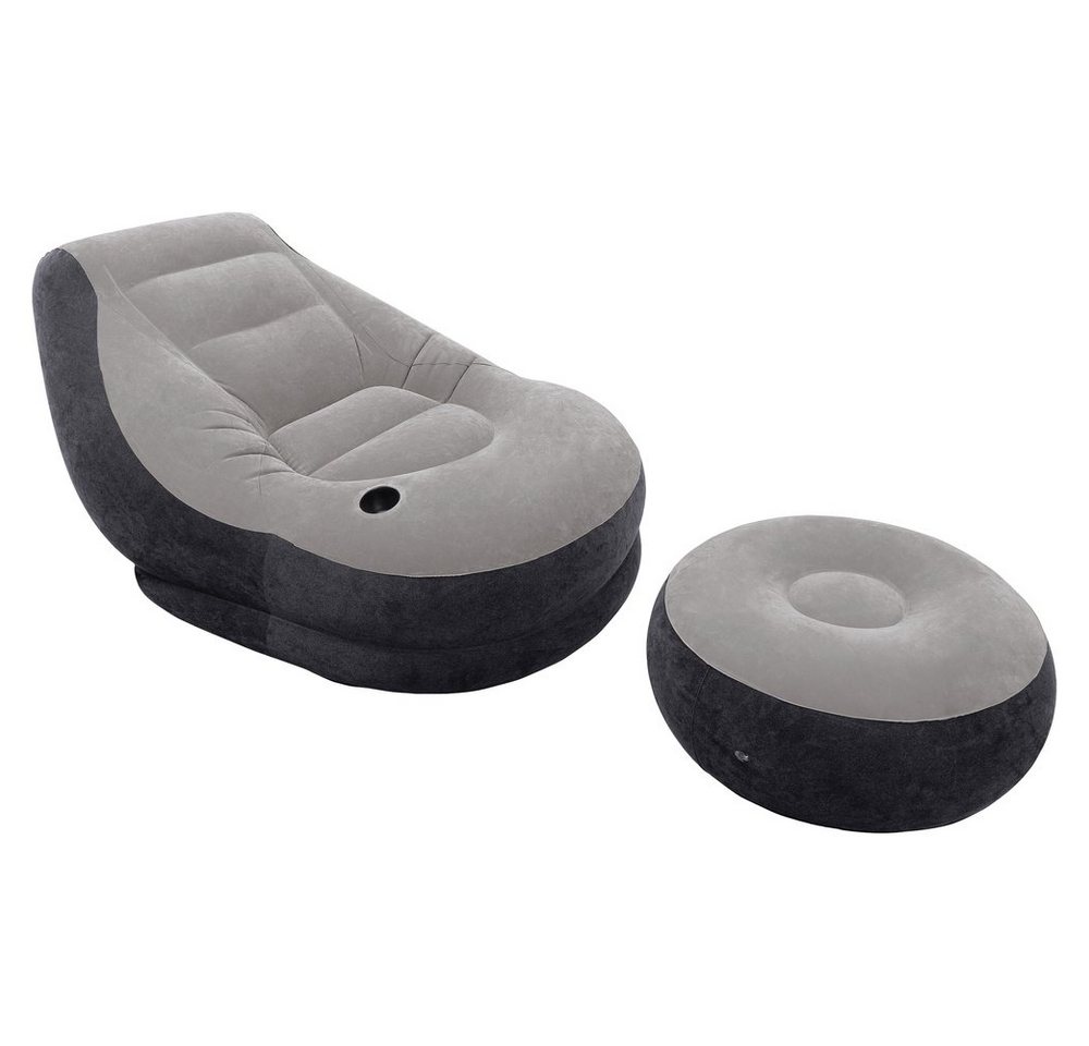Intex Luftmatratze Intex 68564NP UltraLounge Sessel (L x B x H) 137 x 102 x 79 cm Grau von Intex
