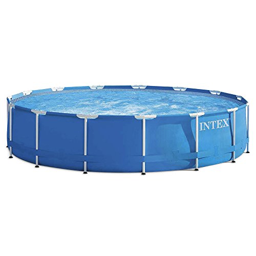 Intex Metall Frame Pool Set – Abnehmbarer Tubular 457 x 122 cm von Intex