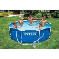 Intex MetallFramePool-Set mit GS-Pumpe, 305x76cm von Intex
