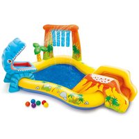 Intex - Play Center Dinosaurier 249 x 191 x 109 cm mit Rutsche von Intex