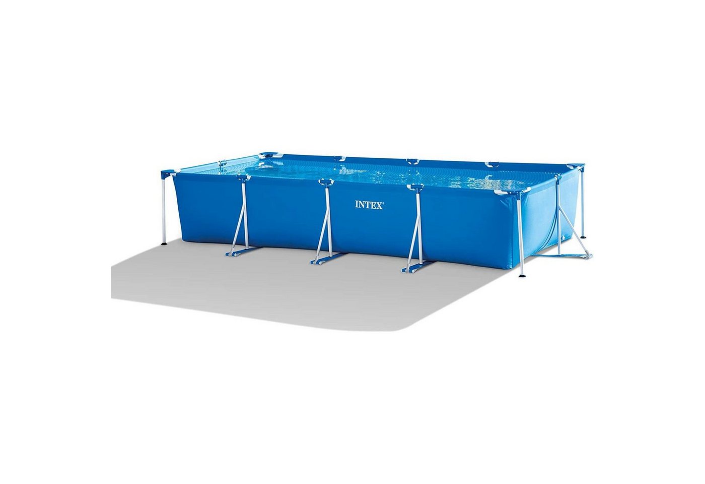 Intex Pool 28274GN Frame Pool Set rechteckig 450 x 220 x 84 cm inkl. Filter von Intex