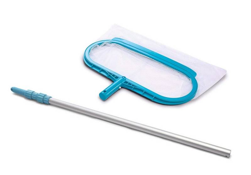 Intex Pool 29051 - Pool Rechen + Alu-Teleskopstab 29055 (279cm) von Intex