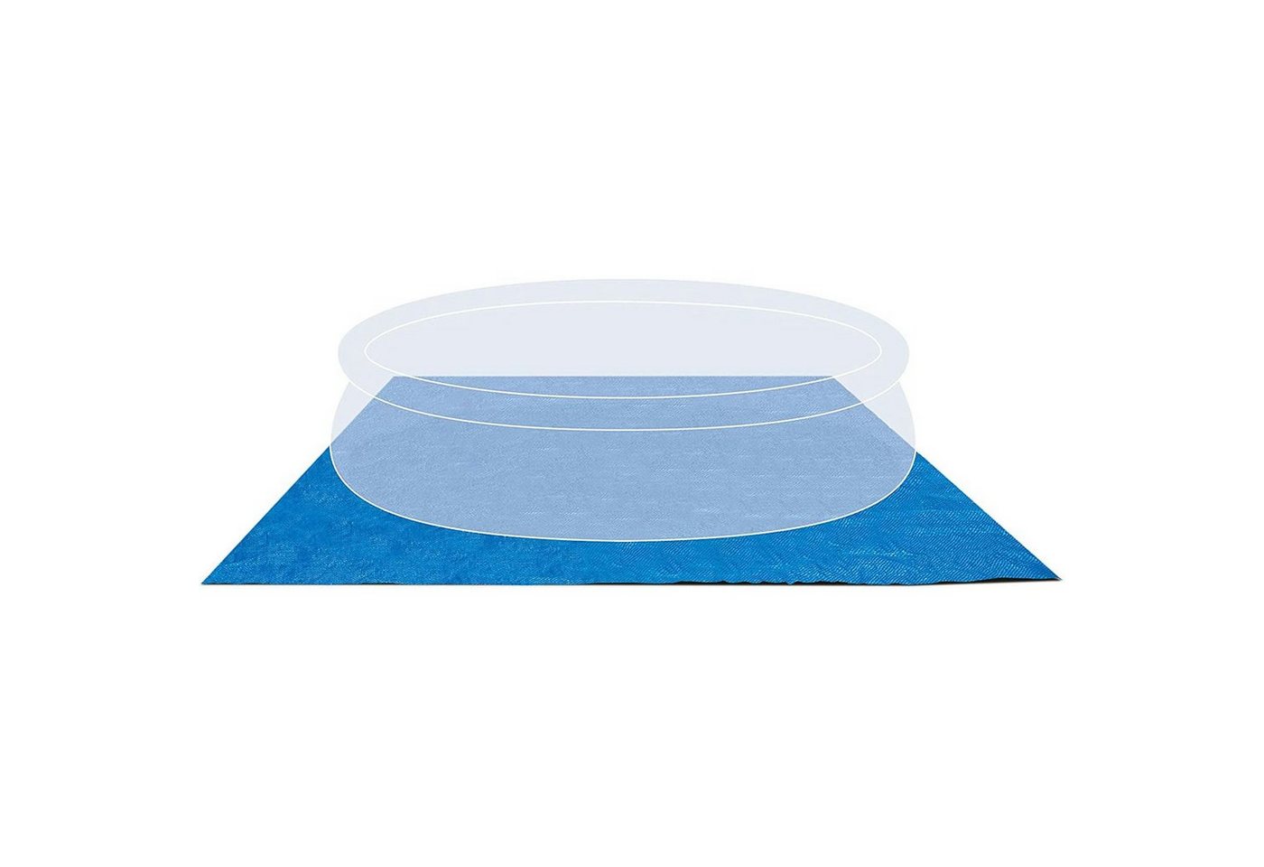 Intex Pool-Abdeckplane INTEX 28048 - Bodenplane für Pools Ø244 - 457cm von Intex