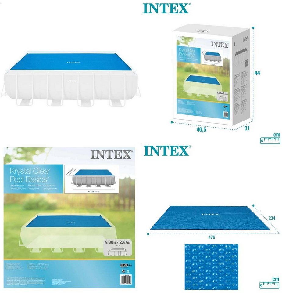 Intex Pool-Abdeckplane Intex 28029 - 4.88M X 2.44M SOLAR POOL COVER Intex Pool-Abdeckplane Intex 28029 - 4.88M X 2.44M SOLAR POOL COVER von Intex