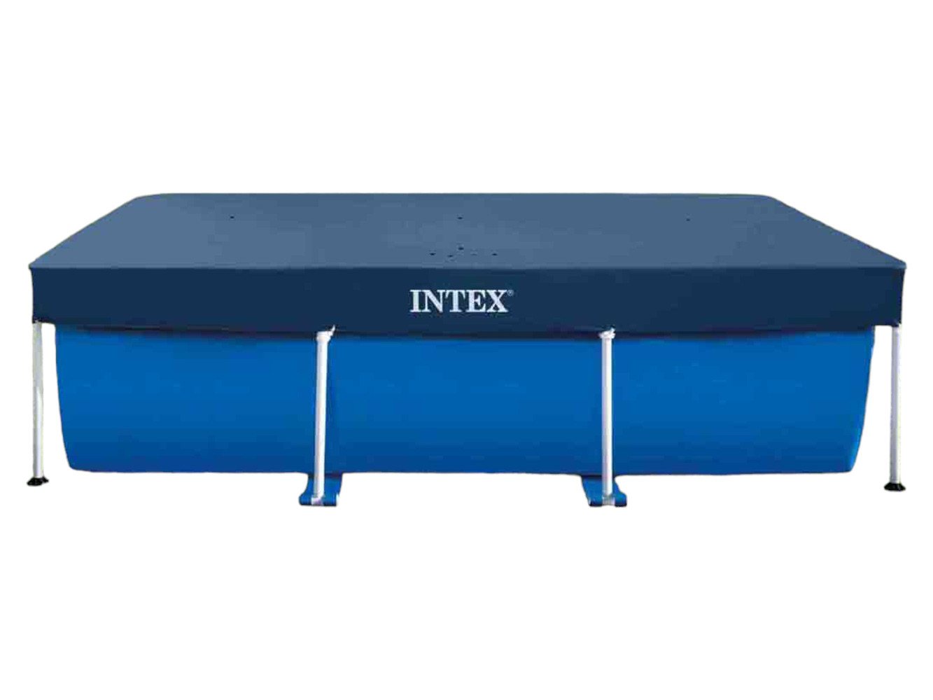 Intex Pool-Abdeckplane Krystal Clear Pool Basics (1-St), Poolabdeckung für Intex Framepools mit Außenmaß 200x300cm von Intex