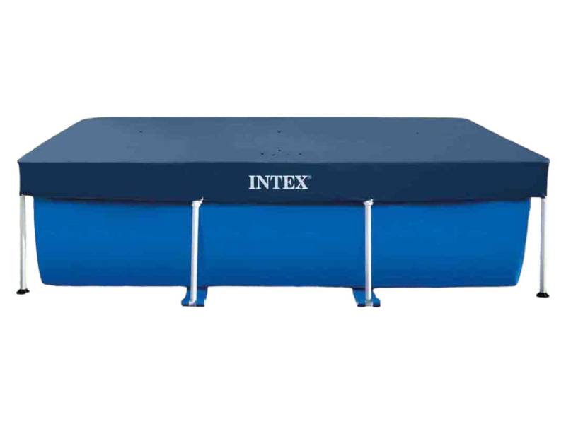 Intex Pool-Abdeckplane Krystal Clear Pool Basics (1-St), Poolabdeckung für Intex Framepools mit Außenmaß 200x300cm von Intex