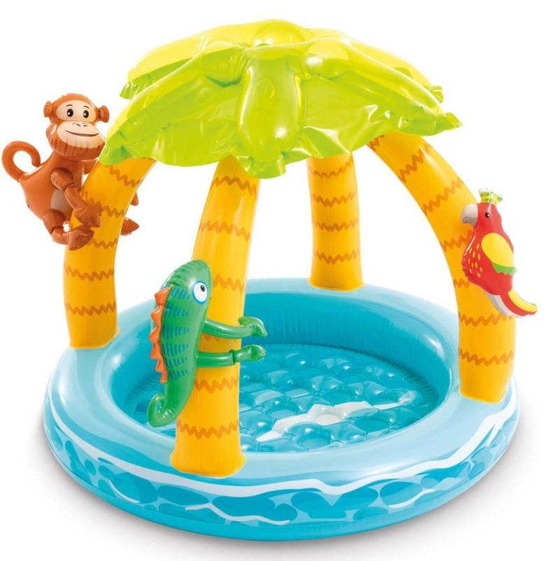 Intex Pool Baby Pool Tropical Island 102cm x 89cm 45 Liter 1-3 Jahre 58417NP von Intex