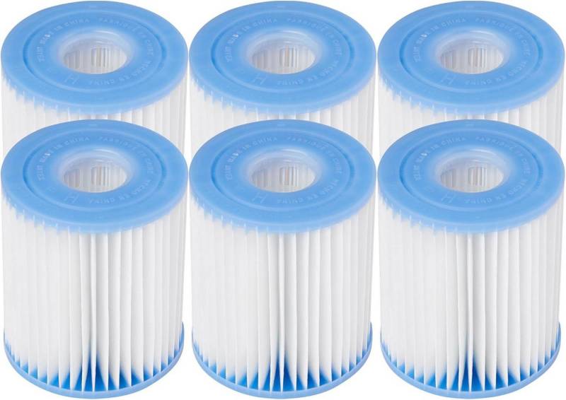 Intex Pool-Filterkartusche Intex Replacement Filter Cartridges (6 Pack) – Durable Dacron Material von Intex