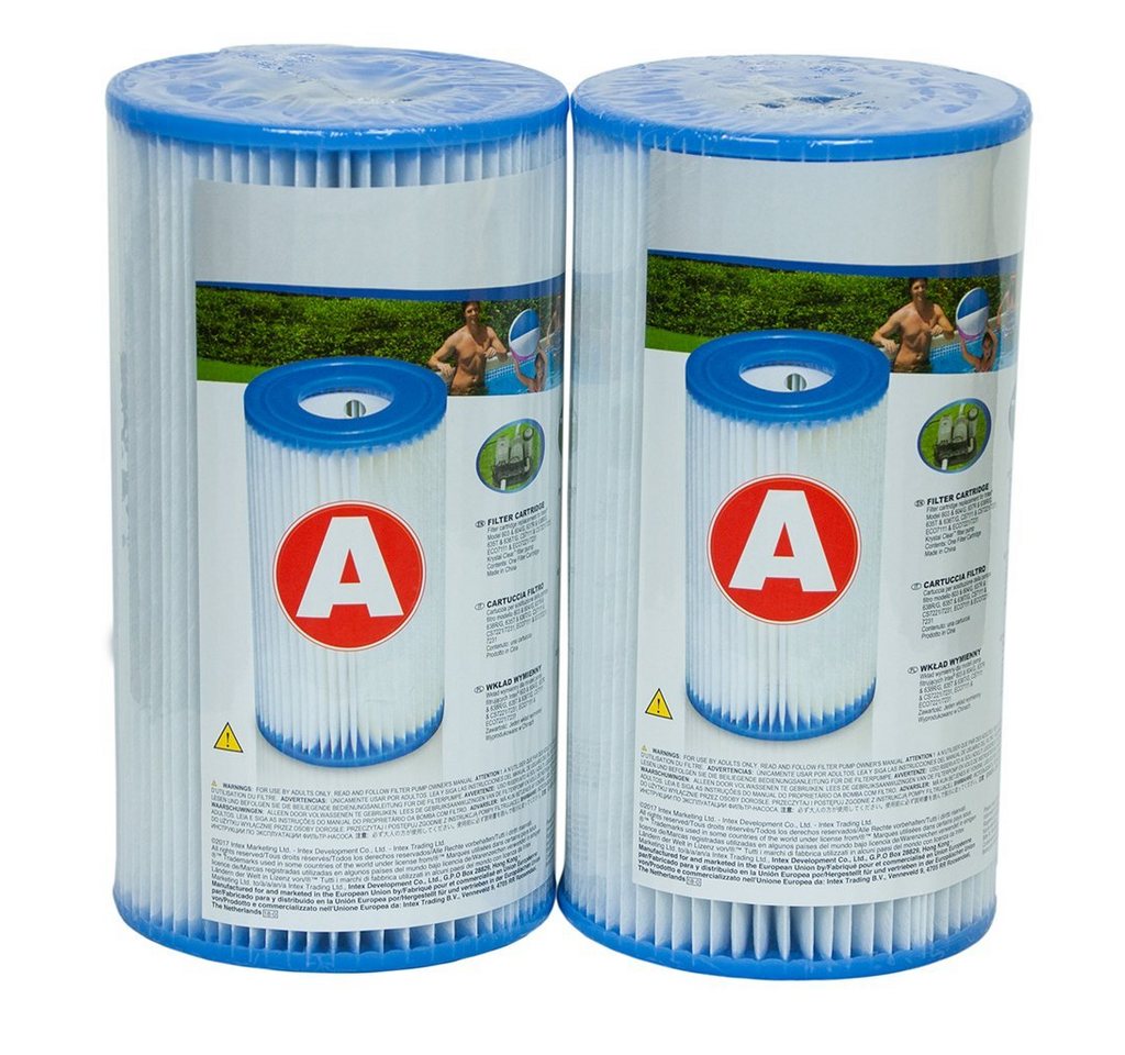 Intex Pool-Filterkartusche INTEX 2er Set Filterkartusche Typ A Intex Pool-Filterkartusche INTEX 2er Set Filterkartusche Typ A von Intex