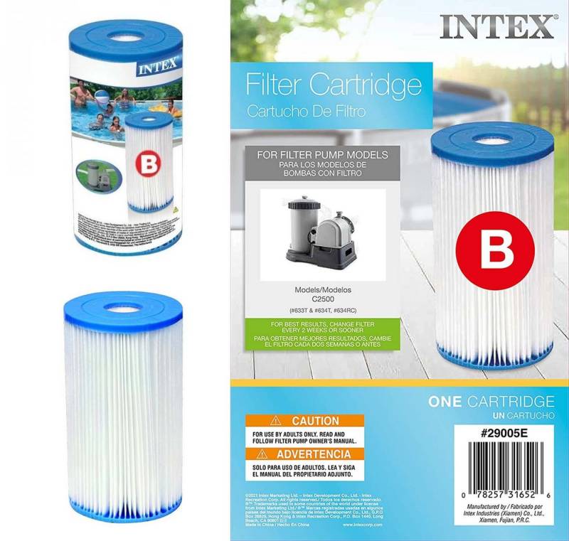 Intex Pool-Filterkartusche Intex 29005 - FILTER CARTRIDGE B von Intex