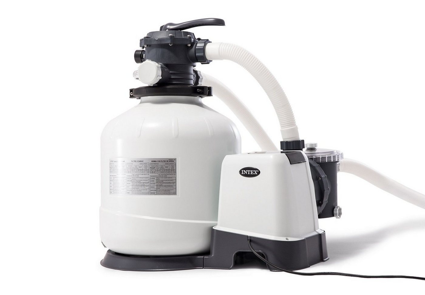 Intex Pool-Filterpumpe INTEX Sandfilteranlage Krystal Clear Sandfilterpumpe Intex Pool-Filterpumpe INTEX Sandfilteranlage Krystal Clear Sandfilterpumpe von Intex