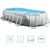 Intex - Pool-Set Prism Frame Oval 503x274x122 cm 26796GN von Intex