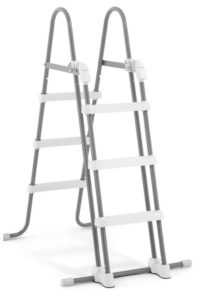 Intex Pool-Sicherheitsleiter Sicherheitsleiter Höhe 91cm und 107cm Stufen entfernbar 28075 von Intex