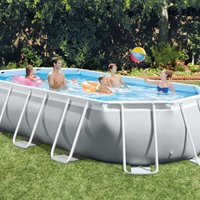 Intex - Prism Frame Swimmingpool-Set Oval 503x274x122 cm 26796GN Intex - Prism Frame Swimmingpool-Set Oval 503x274x122 cm 26796GN von Intex