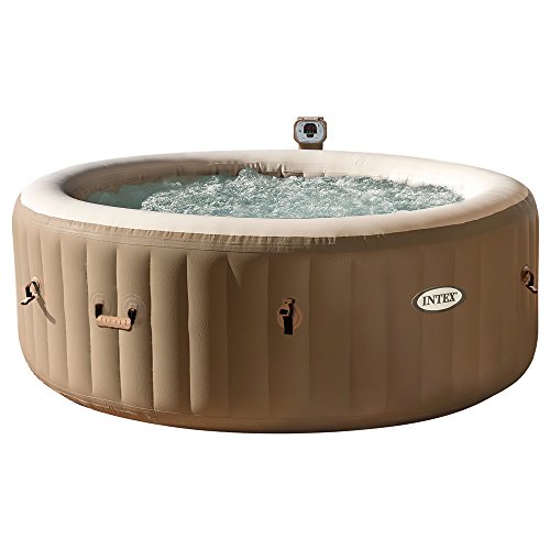 Intex PureSpa Bubble Massage - Ø 216 x 71 cm - 6 Personen - Beige von Intex