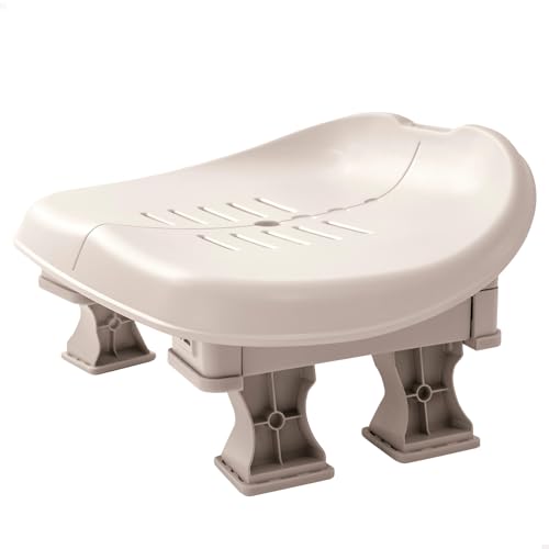 Intex 28502 – Rutschfester Sitz für PureSpa, auf zwei Höhen verstellbar, Kunststoff, Beige, 47x36x22 cm von Intex