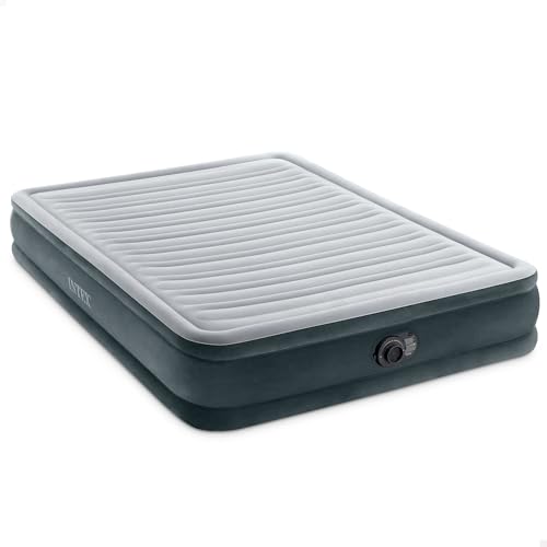 Intex Queen Comfort-Plüsch Luftbett mit Fiber-Tech RP, aufgeblasene Größe: 152 cm x 203 cm x 33 cm (67770ND) von Intex