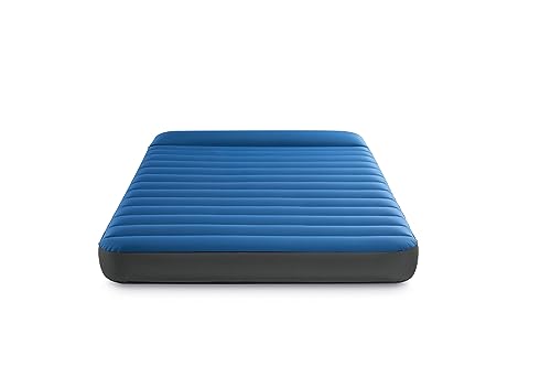 Intex Queen Dura-Beam Premaire Campingmatratze mit USB150, aufgeblasen, Größe: 1,52 m x 2,03 m x 22 cm (64013), Merhfarbig von Intex