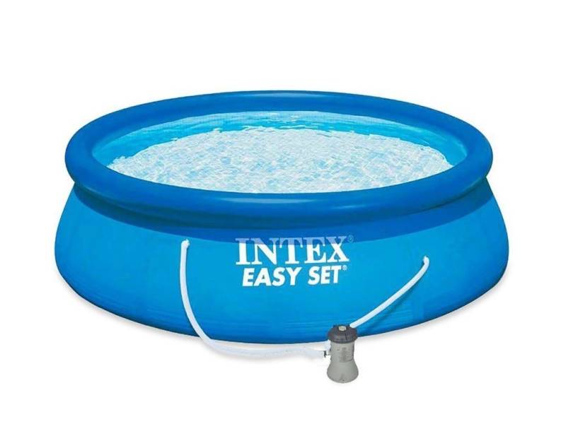 Intex Quick-Up Pool INTEX Swimming Pool Easy Set 396x84cm 28142 GS von Intex