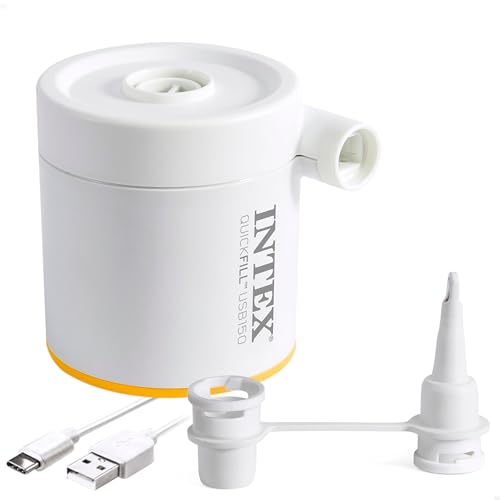 Intex Quickfill USB150 Air Pump, Size: 8cm x 7cm x 7cm (66616) von Intex