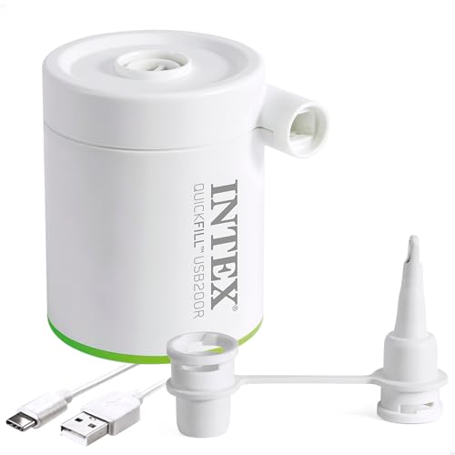 Intex Quickfill USB200R Air Pump, Size: 8cm x 7cm x 8cm (66637) von Intex