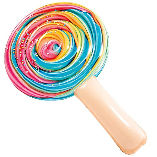 Intex Rainbow Lollipop-Schwimmkörper, aufgeblasene Größe: 198 cm x 127 cm x 25 cm (58754EU) von Intex