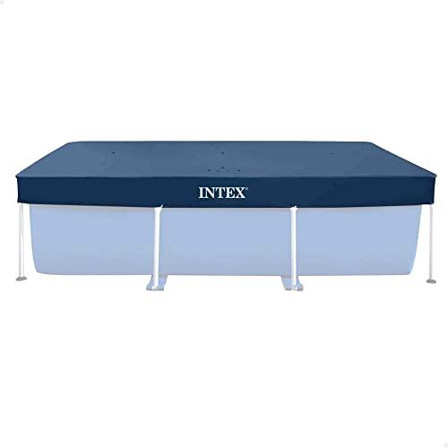 Intex 28038 - Poolabdeckung für Rechteckige Aufstellpools, PVC, Blau, 300x200 cm Intex 28038 - Poolabdeckung für Rechteckige Aufstellpools, PVC, Blau, 300x200 cm von Intex