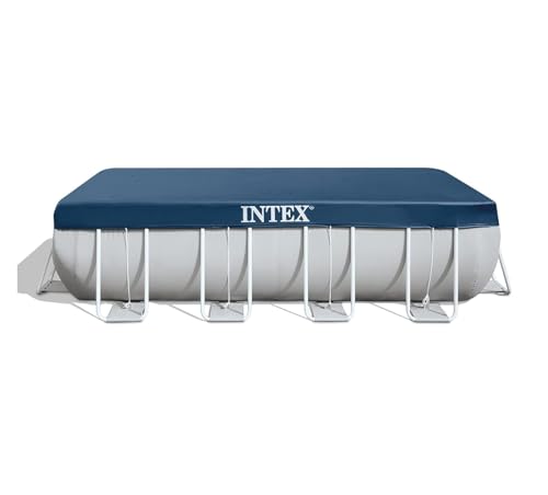 Intex | Rectangular Pool Cover | Poolabdeckplane - 389 x 184 cm | idealer Schutz für Rectangular Frame Pool Intex | Rectangular Pool Cover | Poolabdeckplane - 389 x 184 cm | idealer Schutz für Rectangular Frame Pool von Intex