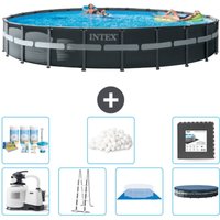 Intex Round Ultra XTR Frame Swimming Pool – 732 x 132 cm – Inklusive Zubehör CB43 Intex Round Ultra XTR Frame Swimming Pool – 732 x 132 cm – Inklusive Zubehör CB43 von Intex