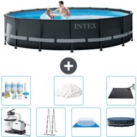 Intex - Round Ultra xtr Frame Swimming Pool – 488 x 122 cm – Inklusive Zubehör CB44 von Intex