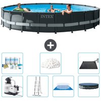 Intex - Round Ultra xtr Frame Swimming Pool – 610 x 122 cm – Inklusive Zubehör CB44 von Intex