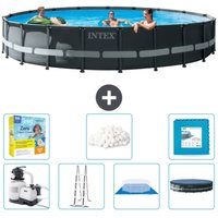 Intex - Round Ultra xtr Frame Swimming Pool – 610 x 122 cm – Inklusive Zubehör CB48 von Intex