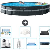 Intex - Round Ultra xtr Frame Swimming Pool – 732 x 132 cm – Inklusive Zubehör CB44 Intex - Round Ultra xtr Frame Swimming Pool – 732 x 132 cm – Inklusive Zubehör CB44 von Intex