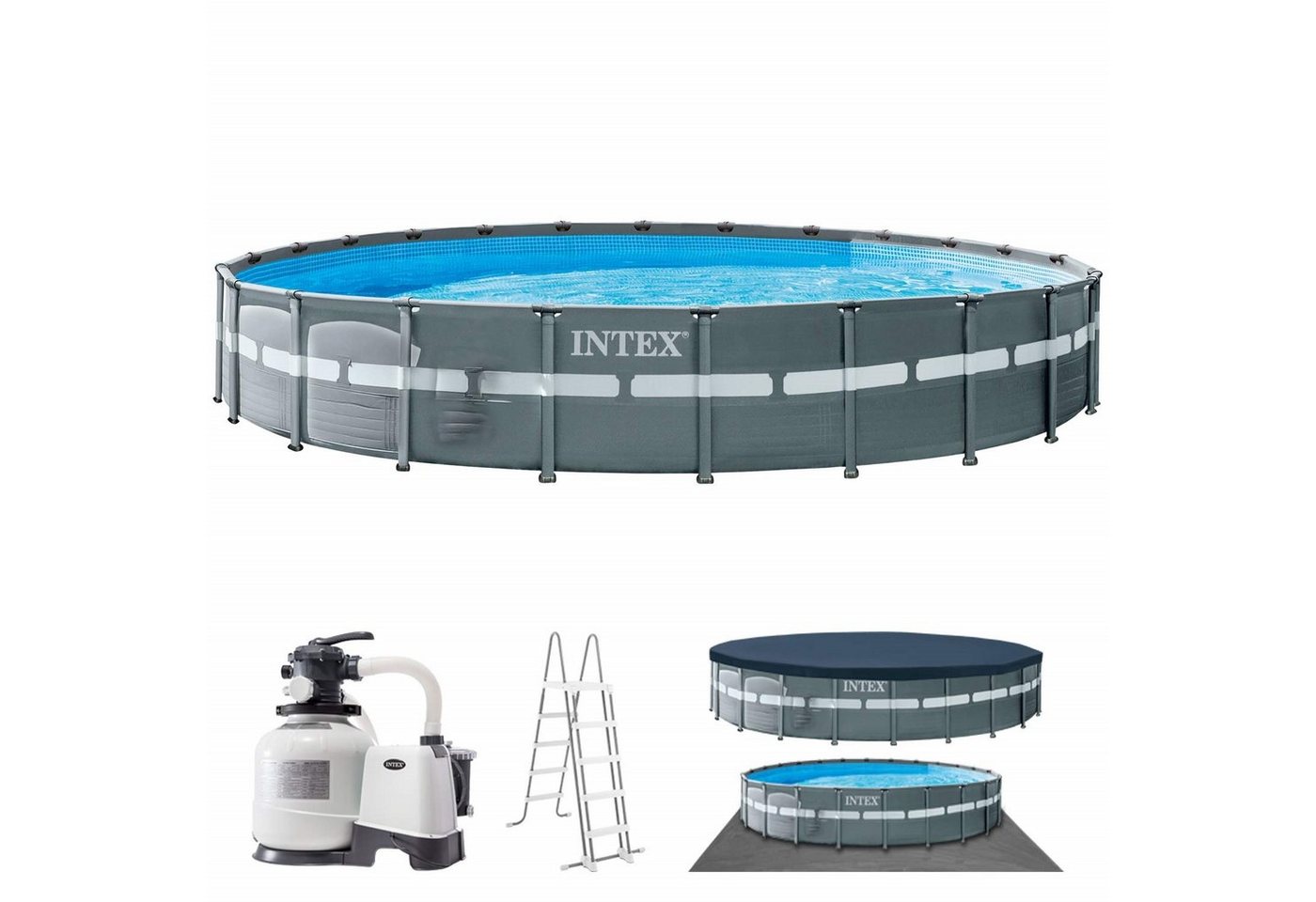 Intex Rundpool 26340GN INTEX 126340GN - Frame Pool Set Ultra Rondo XTR von Intex