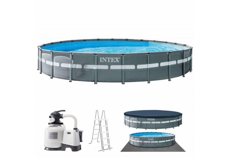 Intex Rundpool 26340GN INTEX 126340GN - Frame Pool Set Ultra Rondo XTR von Intex