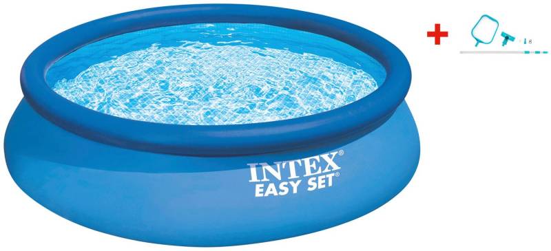 Intex Rundpool »EasyPool« 396x84 cm (Set), inkl. hochwertigem Intex Pool-Reinigungsset von Intex
