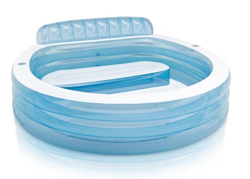 Intex Rundpool Family Lounge Pool 224cm x 216cm x 76cm 590 Liter ab 3 Jahren 57190NP von Intex