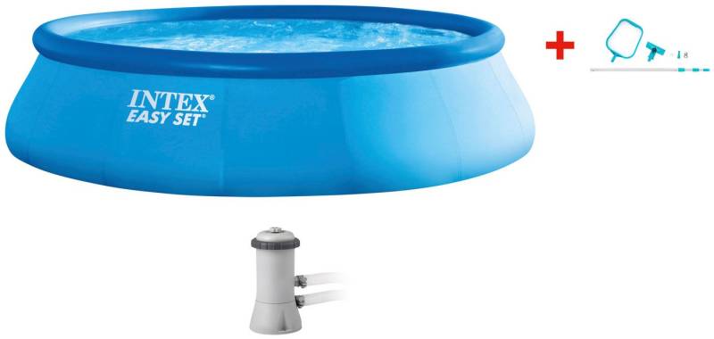 Intex Rundpool GN »EasyPool« 396x84 cm (Set), inkl. hochwertigem Intex Pool-Reinigungsset von Intex