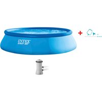 Intex Rundpool "GN "EasyPool" 396x84 cm", (Set), inkl. hochwertigem Intex Pool-Reinigungsset von Intex