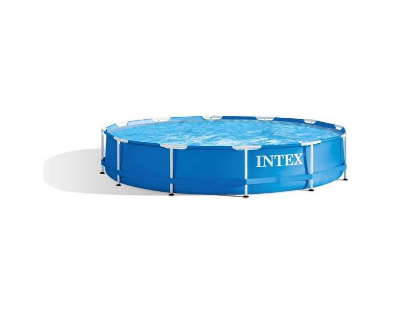 Intex Rundpool Intex 28212GN Metal Frame Pool 366 cm mit Filterpumpe (Kein Set) von Intex