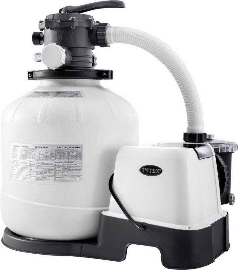 Intex Sandfilteranlage QX 2600, mit integriertem Salzwasser-Elektrolyse-System von Intex